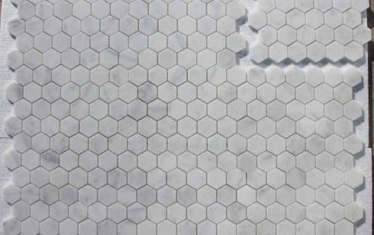 Mugla White Hexagon Mosaic