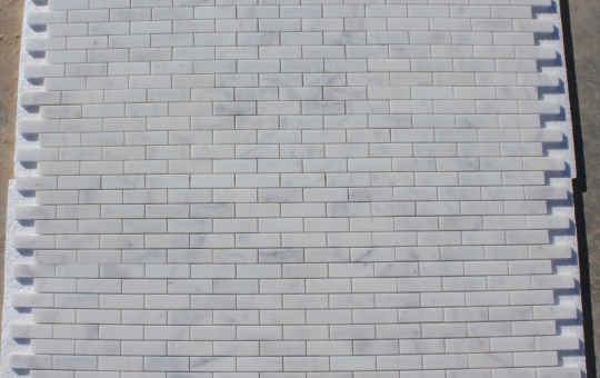 Mugla White Brick Mosaic